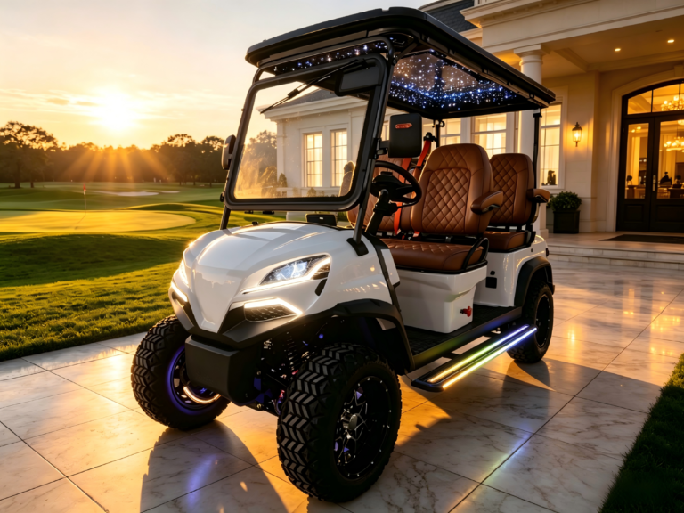 meridian-x-flagship-white-4-seater-luxury-lifted-golf-car-starlight-roof